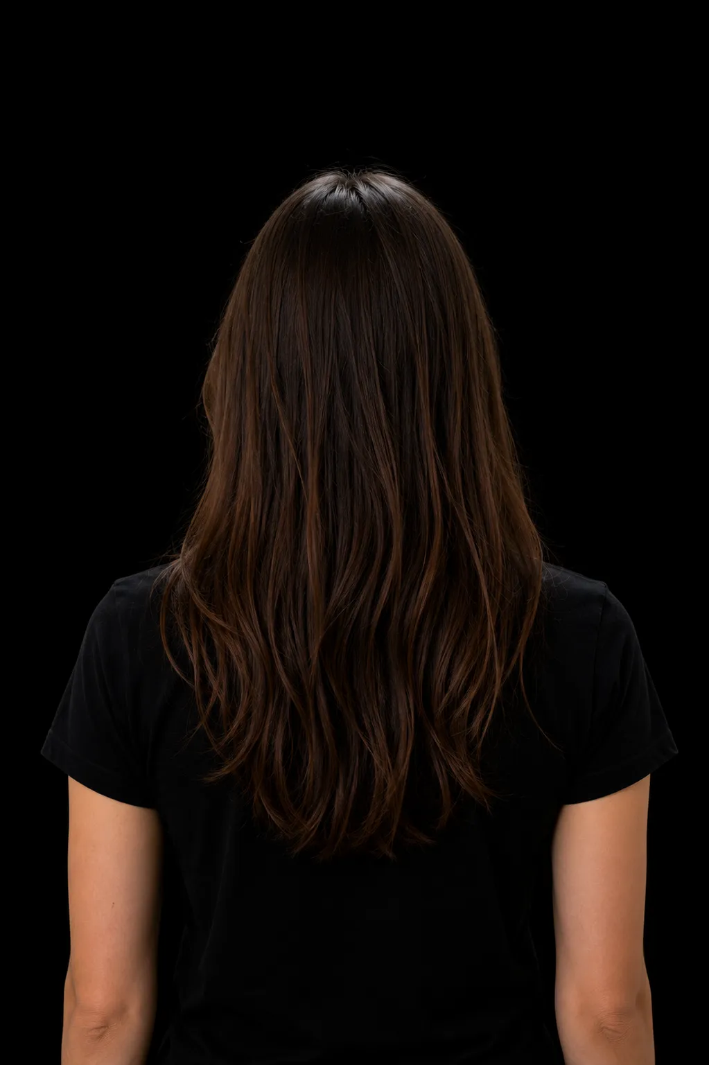 Iris glasses, back of head