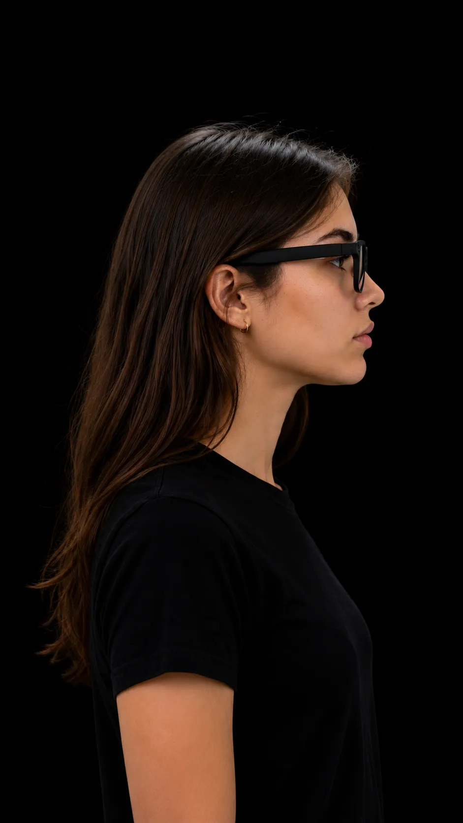 Iris glasses, right profile